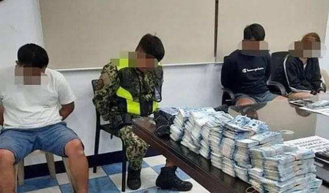 4名菲律宾"黑警"涉抢劫外国公民3000万菲币被捕！