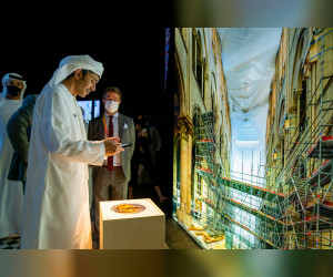 Abdullah bin Zayed参观2020年迪拜世博会国家馆