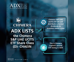 ADX列出Chimera Capital的S＆P阿联酋UCITS ETF